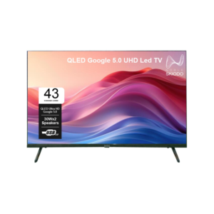43 Inch QLED Ultra HD Google TV 5.0 Smart LED TV (NS43G5Q01 UHD) – 4K Display, 60W Speakers, Frameless Design, HDMI, USB & Miracast