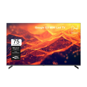 75 Inch Mini LED Google TV 5.0 Smart TV (N75GSM01-M2) – Ultra Bright Display, Dolby Vision & Atmos, 50W Powerful Sound, Frameless Premium Design